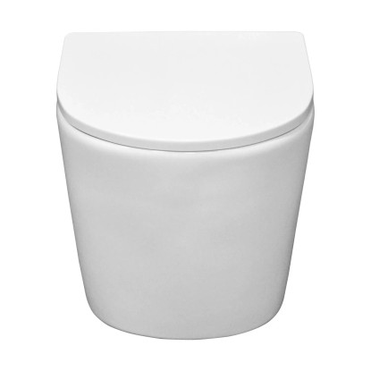 Miska WC Bari wirowa z deską wolnoopadającą 36x36x48