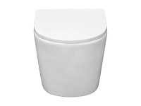 Miska WC Bari wirowa z deską wolnoopadającą 36x36x48