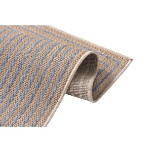 Indavo Dywan zewnętrzny PALOMA kwadraty 60 x 100 cm brązowo-szary