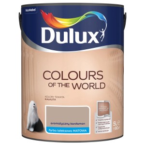Dulux Colours of the World Kalkuta, aromatyczna kardamonowa farba do ścian w 5L wiadrze.