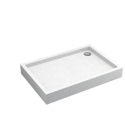 Schedpol Brodzik prostokątny Mittel 80x120 akryl biała struktura