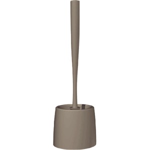 Szczotka toaletowa t.b.t. w kolorze taupe z pojemnikiem