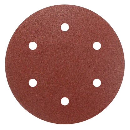 Dedra Tarczki ścierne z otworami 225 mm, P60, 5szt.