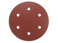 Dedra Tarczki ścierne z otworami 225 mm, P60, 5szt.