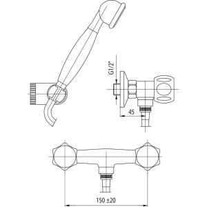 Valvex Bateria prysznicowa Class New chrom