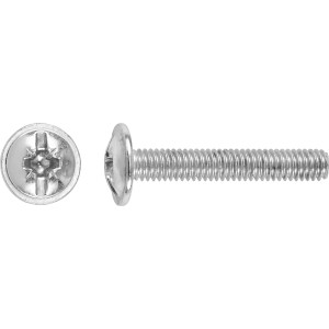 LUX-TOOLS Wkręt meblowy do metalu 4x25mm 8szt.