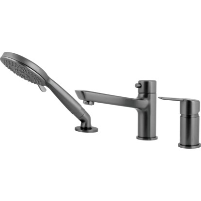 Deante Bateria wannowa Cejlo titanium 3-otworowa