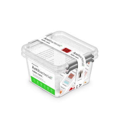 Zestaw pojemników antybakteryjnych na żywność - 2 x 1,15L
