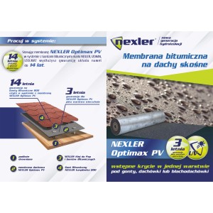 Zdjęcie produktu t.b.t. do bitumicznych pokryć dachowych. Szczegóły dotyczące zastosowania i gwarancji.