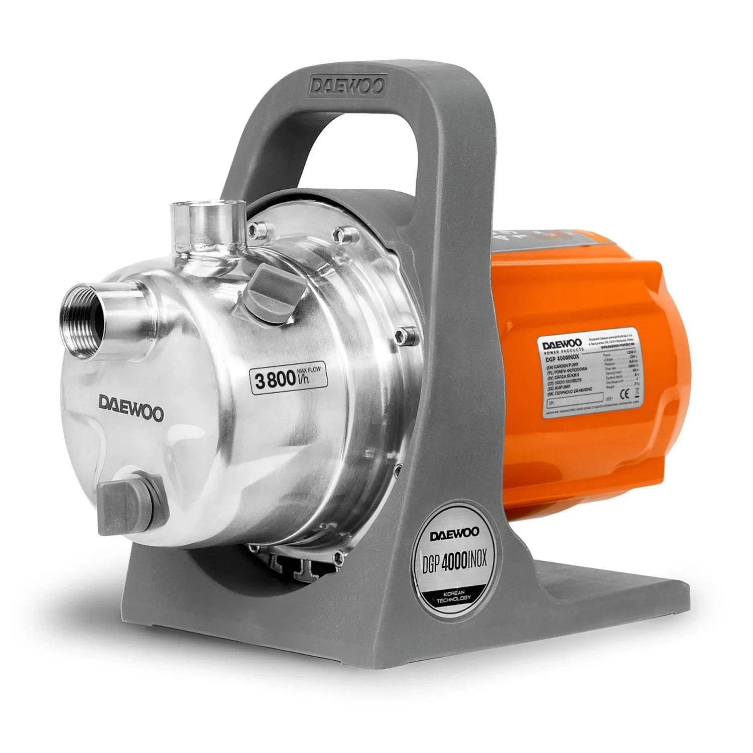 DAEWOO Pompa ogrodowa DGP 4000 inox 1200W_2