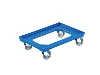 Wózek transportowy EUROBOX niebieski 41 cm x 61 cm