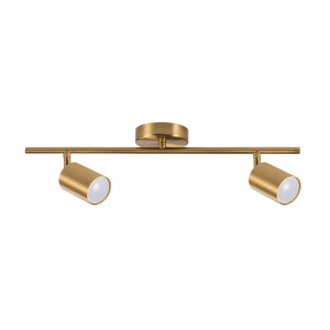 Goldlux Lampa ścienno-sufitowa GOLDI 2xGU10 max. 10W LED złota