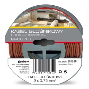 t.b.t. Przewód głośnikowy na szpuli, 2x0,75mm²