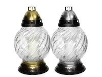 Znicz szklany kula mrożona