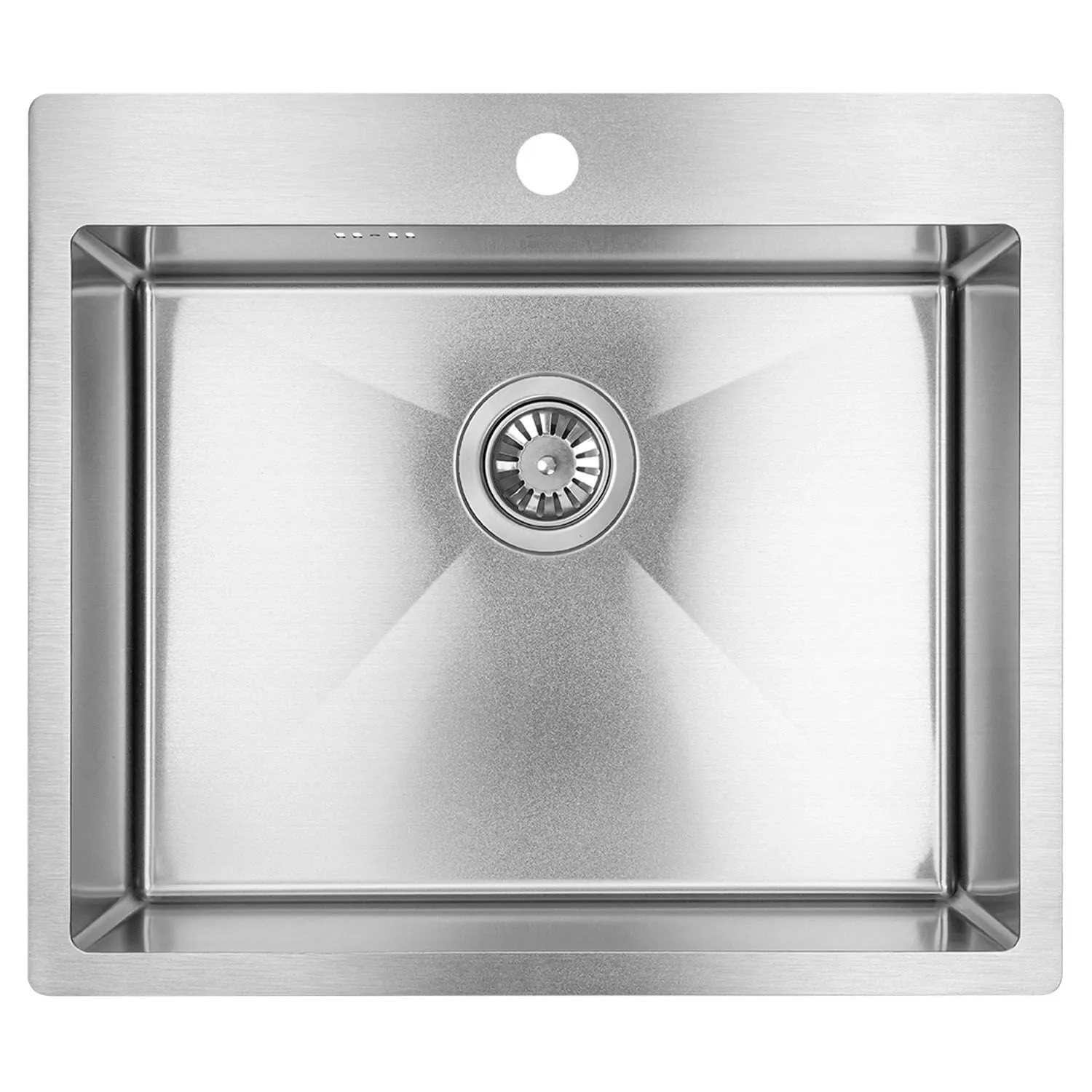 Laveo Zlewozmywak wpuszczany MARMARA 1-komorowy inox - 51 x 59 cm