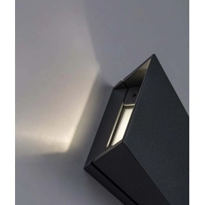 Rabalux Kinkiet zewnętrzny LED TEMSE 3W 4000K 140lm IP65 antracyt