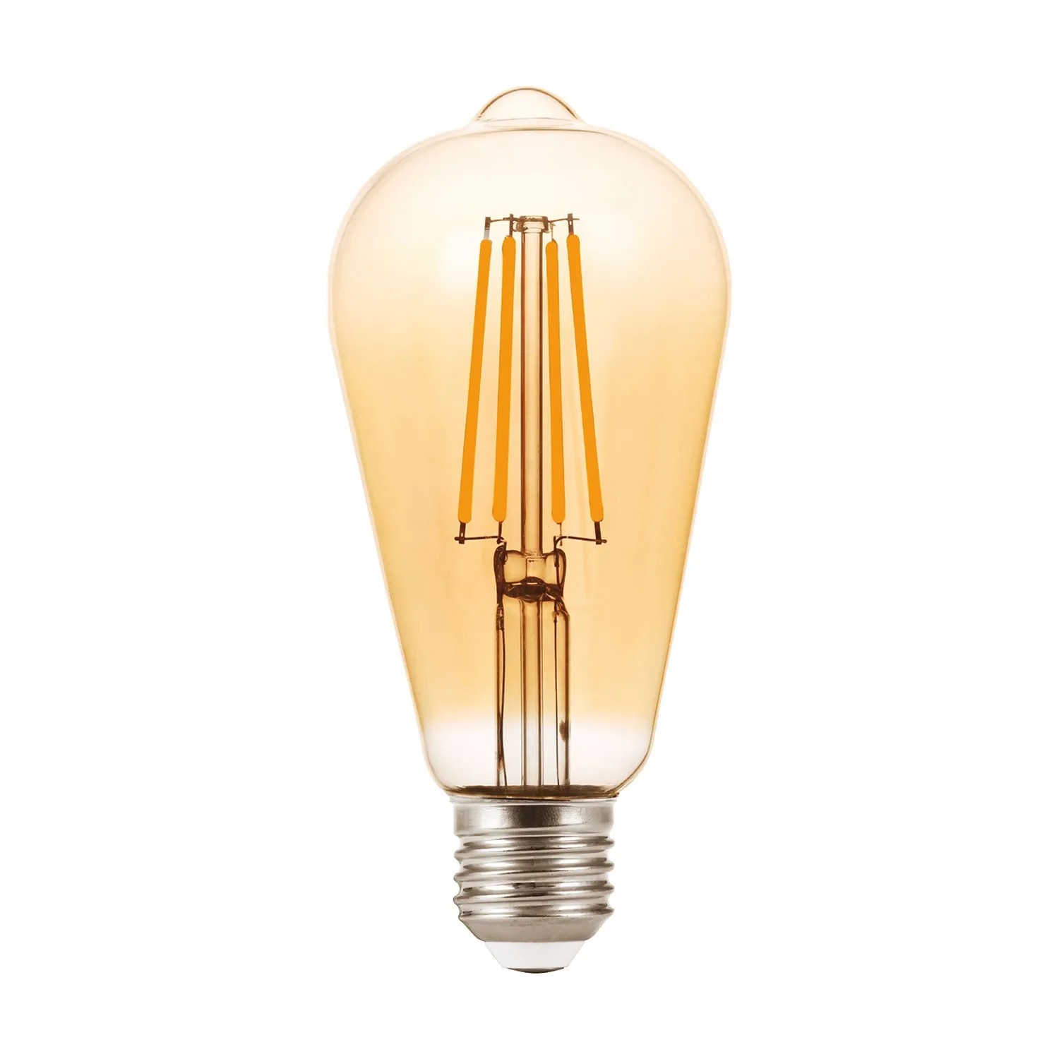 Bright Home Żarówka filamentowa ST64 E27 4W 2500K 400lm bursztyn