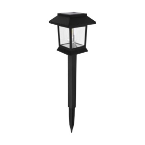 Struhm Lampa solarna wbijana w grunt PARK LED 0,04W 3000K 2lm IP44 28cm czarna