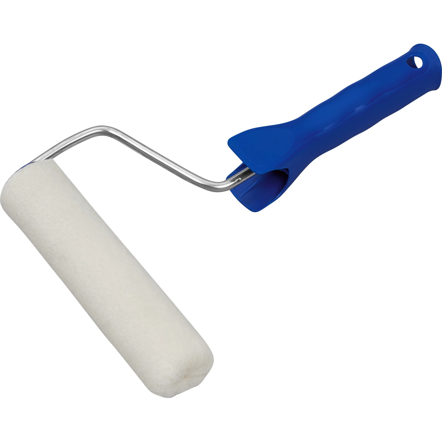 Wałek welurowy LUX 150 mm z niebieską rączką do gładkich powierzchni.