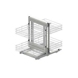 System porządkowy do kuchni t.b.t. z dwoma koszami drucianymi.
