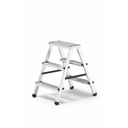 Skiva Drabina aluminiowa 3-stopniowa dwustronna