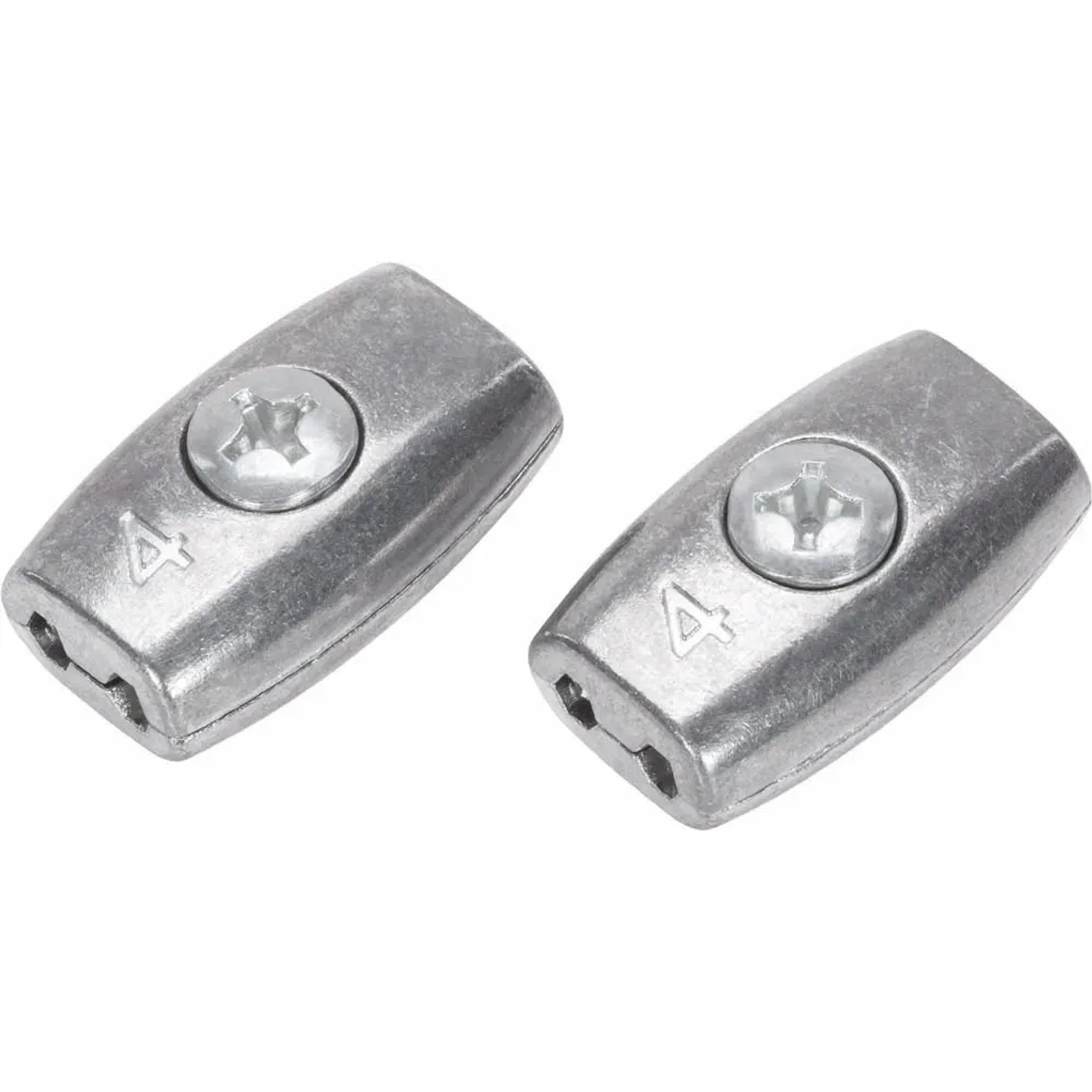 LUX-TOOLS Zacisk kubełkowy ocynkowany 4mm 2szt.