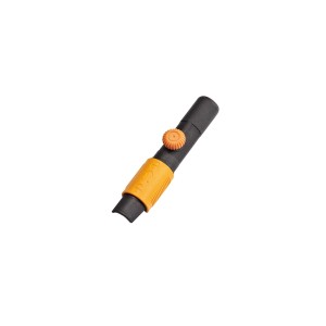 t.b.t. Narzędzie modułowe z czarną rączką i pomarańczowymi elementami.