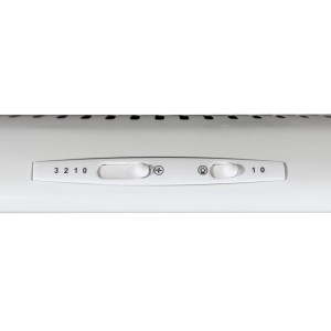 Zbliżenie na elementy sterujące płaskiego okapu Okaps.