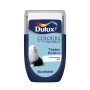 Tester farby Dulux Turquoise Cliff, wałek do malowania ścian.