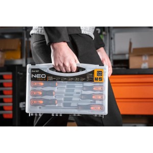 Neo Tools Zestaw wkrętaków i końcówek wkrętakowych - 27 cz.