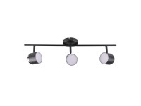 Sanico Listwa LED KUBIK3 3000K czarna 3x4,2W 1275 lm