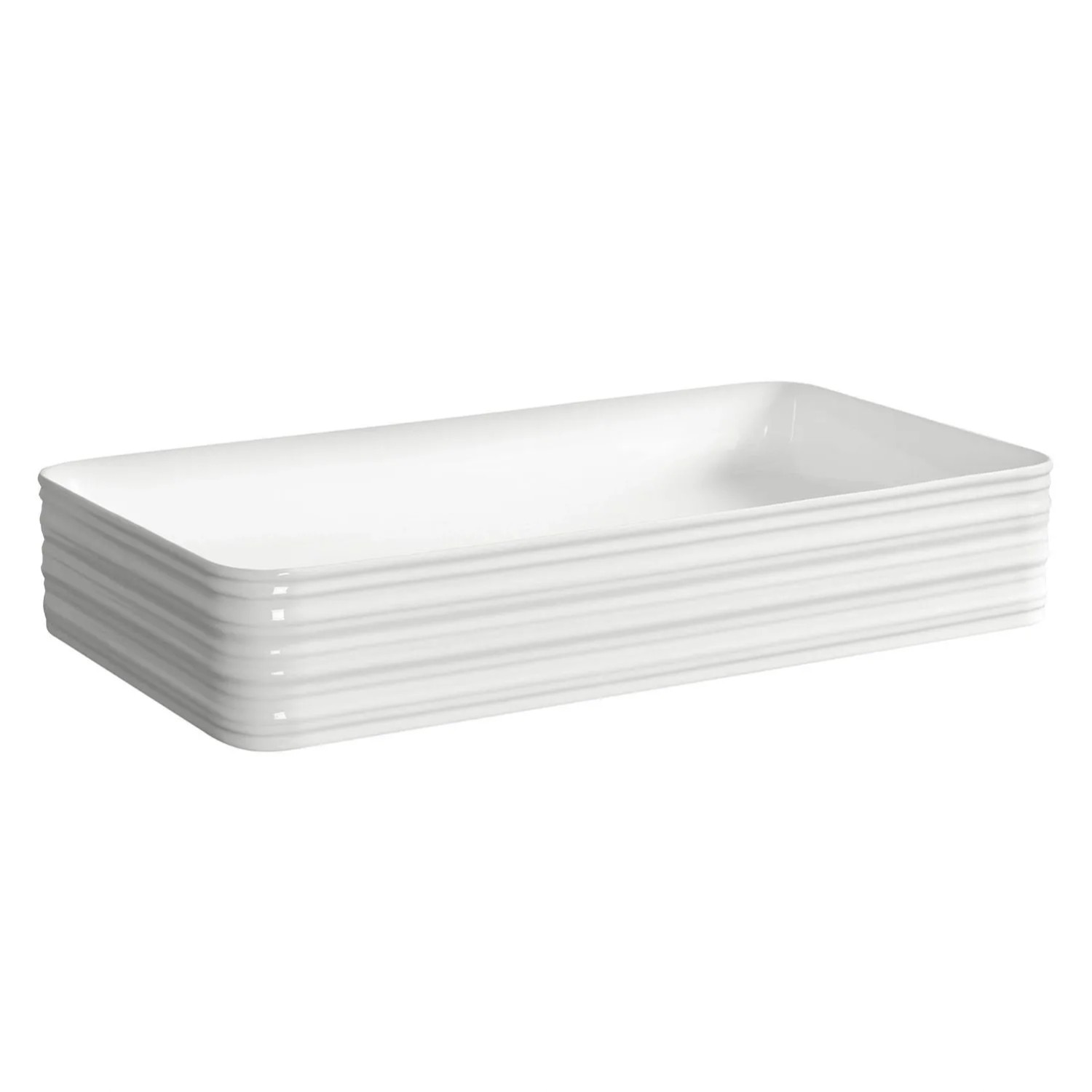 Umywalka nablatowa KR-053 bi dekor 12x68x38