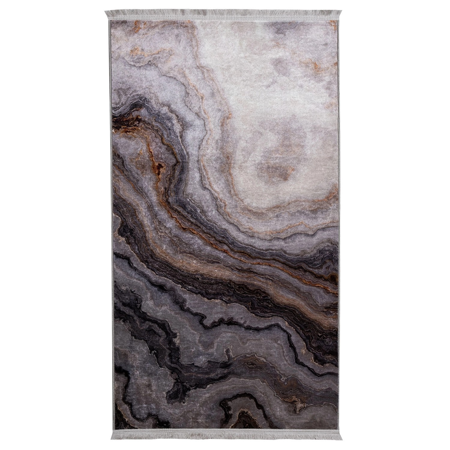 Uniglob Dywan drukowany AGAT 120 x 160 cm szary