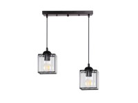 Candellux Lampa wisząca SIGLA 2xE27 40W czarna