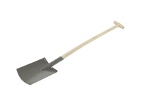 LUX-TOOLS Szpadel ogrodowy z trzonkiem z drewna bukowego