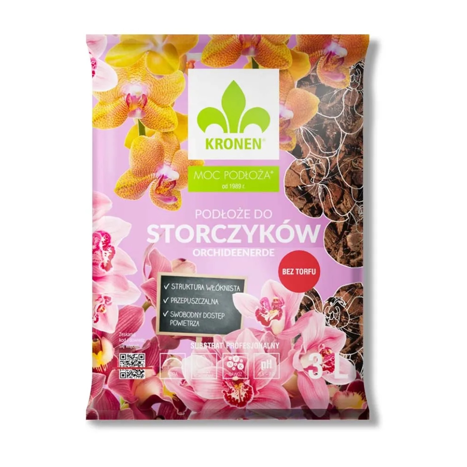 Kronen podłoże do storczyków - 3 l