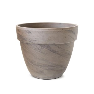 Cermax Donica ceramiczna Levante 38 cm bazalt