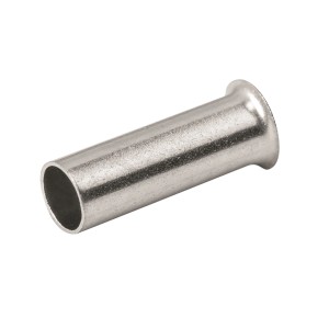 Tulejka kablowa 2,5 mm², 100 sztuk, nieizolowana, do ochrony przewodów linkowych.