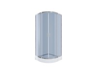 Kabi Kabina prysznicowa Ideal R55 90 chrom z niskim brodzikiem Kabi Kabina prysznicowa Ideal R55 90 chrom z niskim brodzikiem