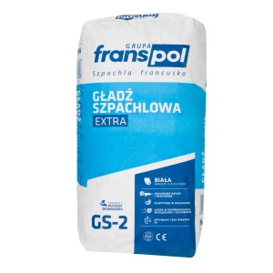 Franspol Gładź Szpachlowa Extra, biała gładź w worku do wnętrz.
