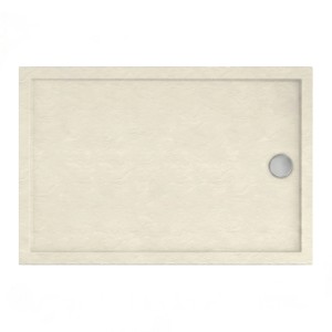 Brodzik prostokątny Schedpol Larix 80x100x4,5 cm kaszmir strukturalny