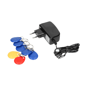 Zasilacz i breloki do systemu monitoringu t.b.t.