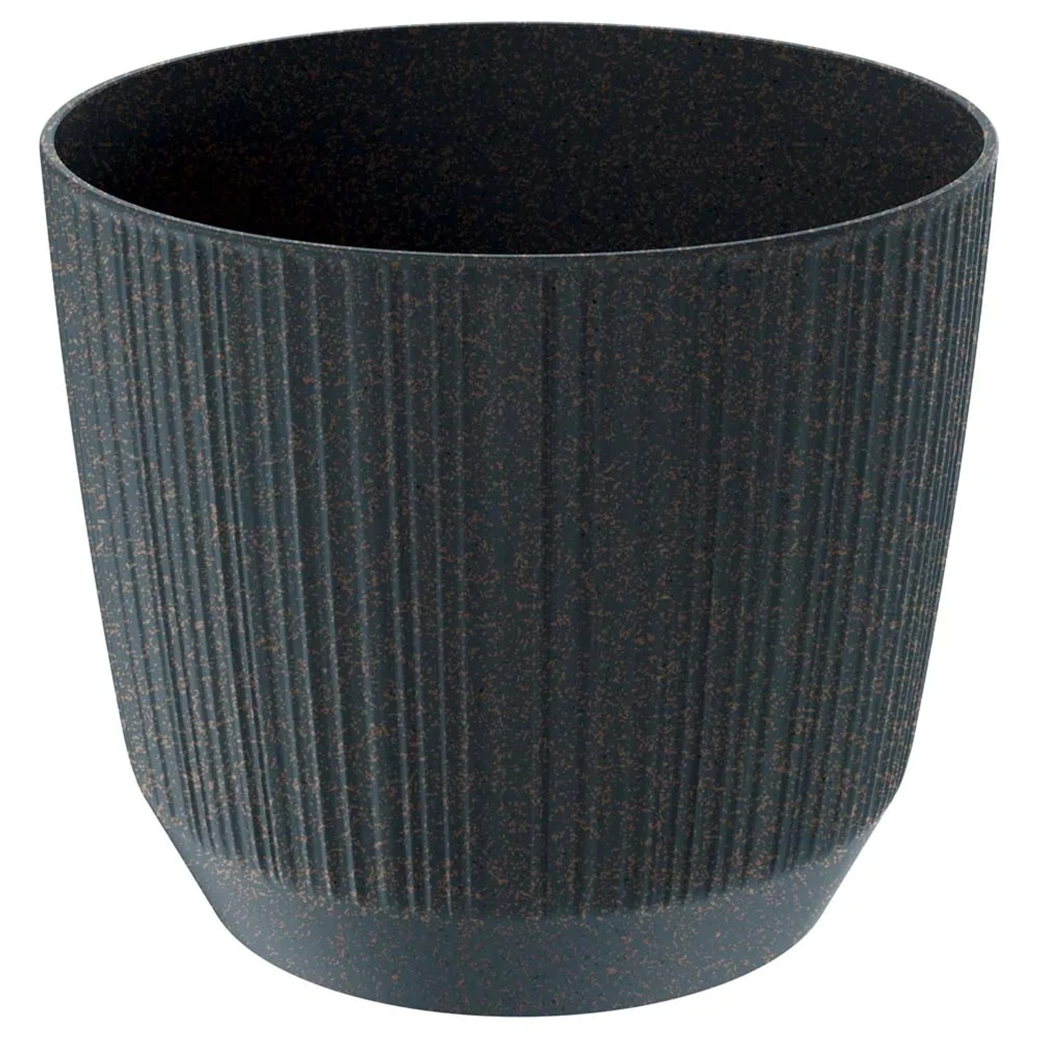 Prosperplast Doniczka Ryfo Wood antracyt - 15 cm