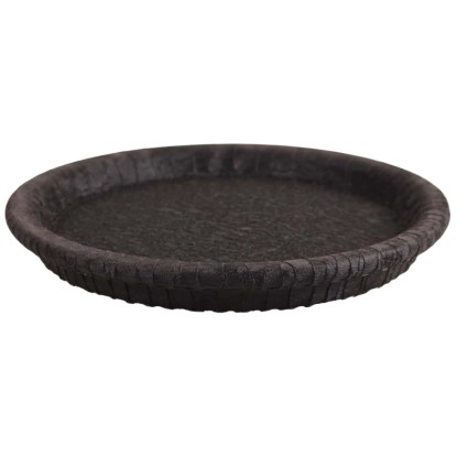 Podstawka terakotowa czarna - 28,5 cm