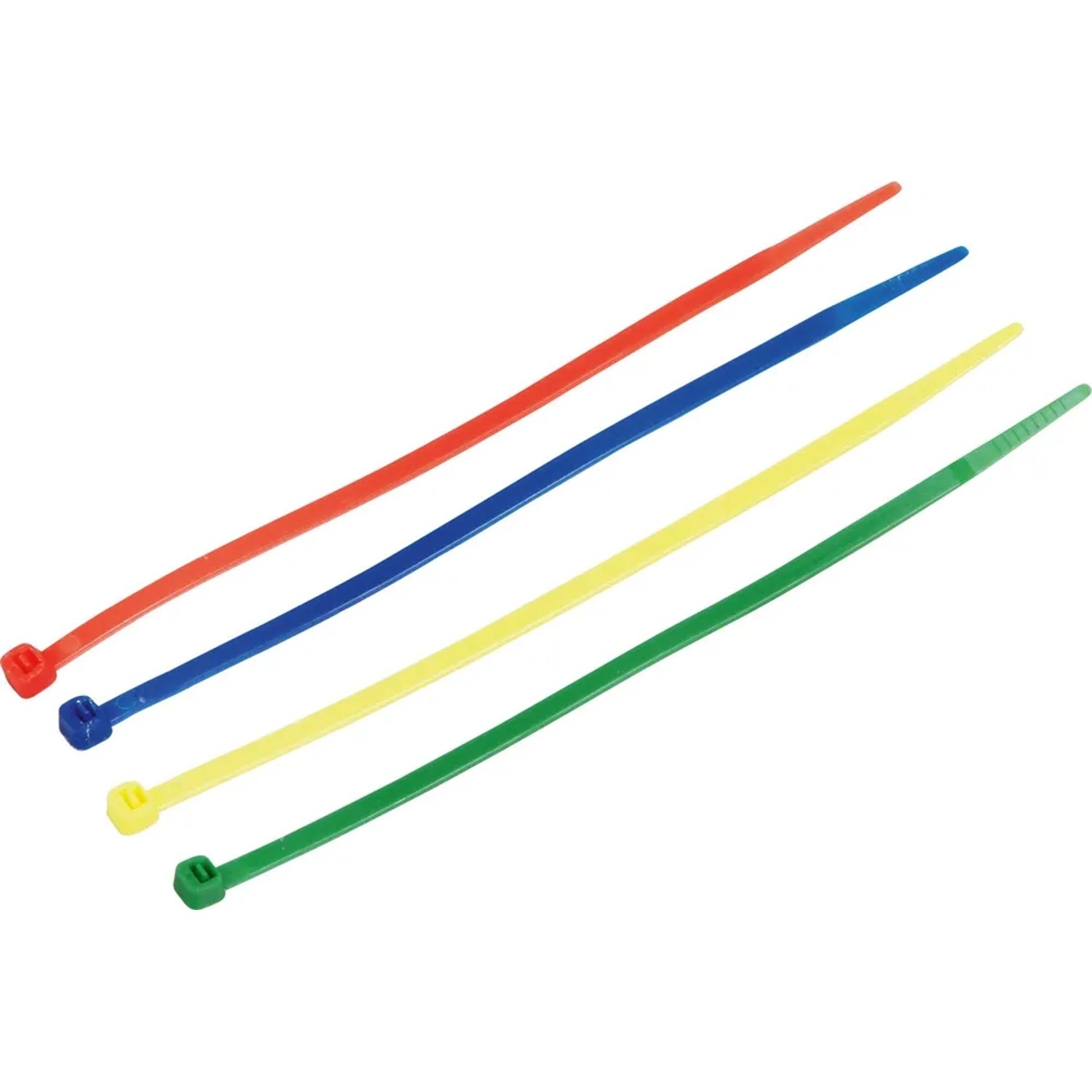 LUX-TOOLS Opaski do kabli 3,2 x 150 mm mix kolor 100 szt.