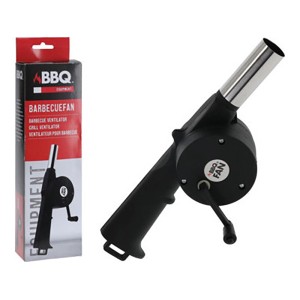 Wentylator do grilla z korbką i opakowaniem.