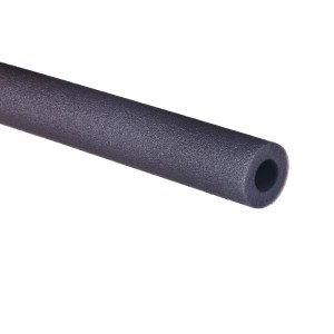 Szara piankowa izolacja rur, akcesoria do materiałów izolacyjnych.