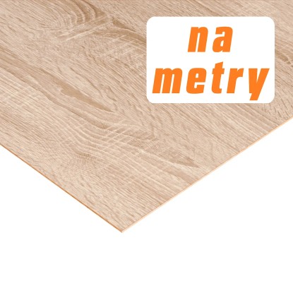 Płyta HDF dąb sonoma, lakierowana, gr. 3 mm