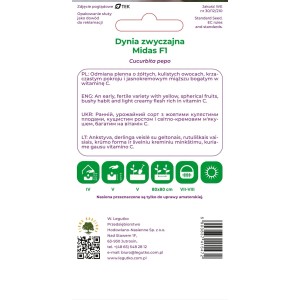 Legutko Dynia zwyczajna Midas 3g