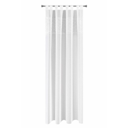 Eurofirany Firana Anna biała 140 cm x 250 cm